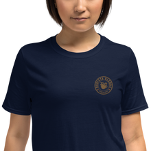 Load image into Gallery viewer, Barista Blends Embroidered Short-Sleeve Unisex T-Shirt
