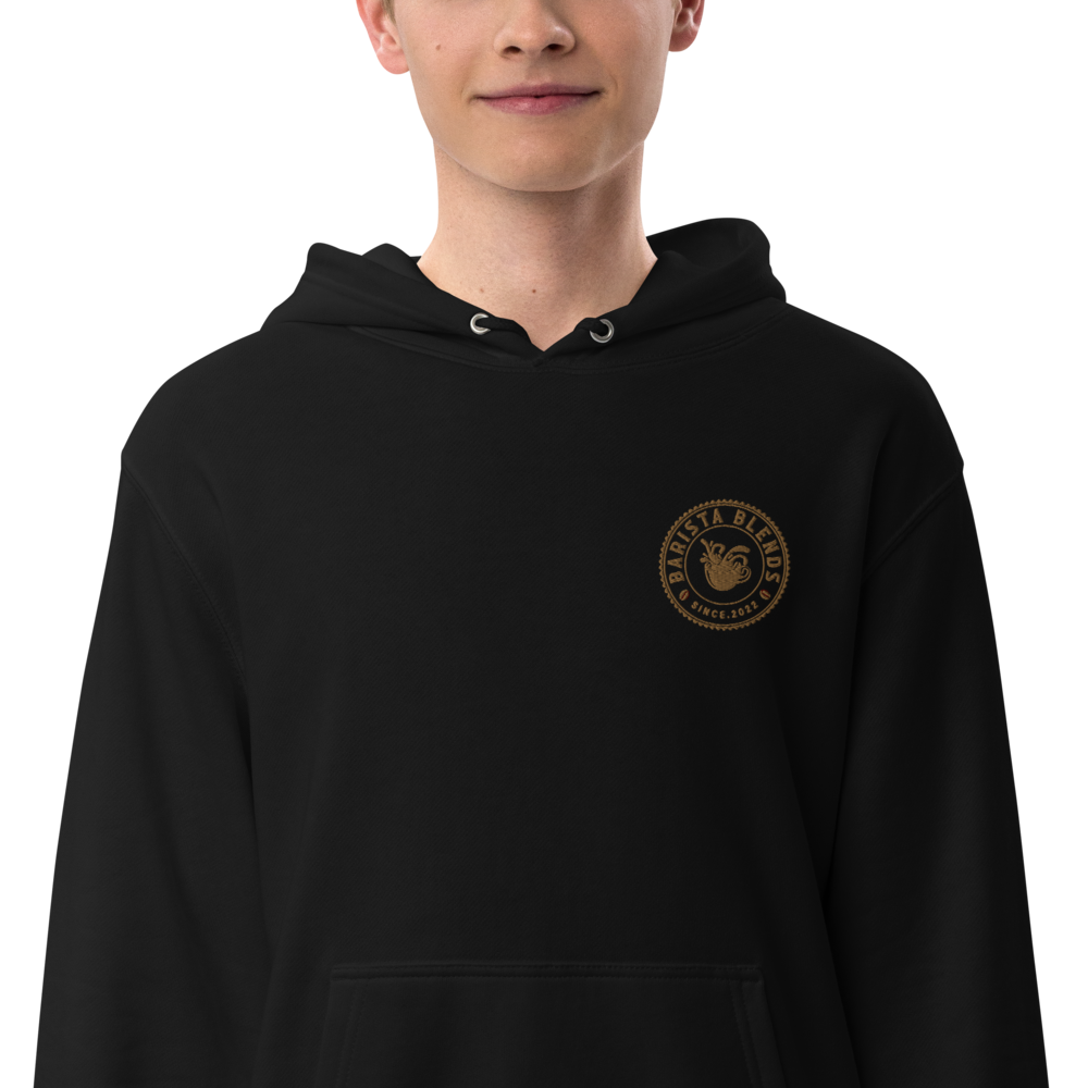 Barista Blends Embroidered Terry Pullover Hoodie