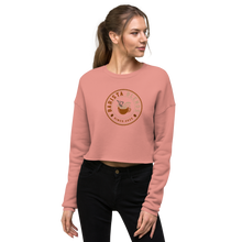 Load image into Gallery viewer, Barista Blends Printed Crop Sweatshirt

